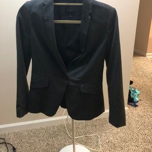Grey woman's business suit
